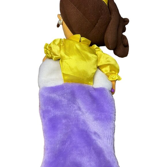 Kurt Adler Princess Dora Explorer Purple Christmas Stocking Holiday 2004 Plush - Picture 8 of 16